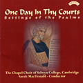 One Day in Thy Courts album cover