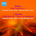 Rubbra Violin Sonata No. 2, L. Berkeley Violin Sonatina & Theme and Variations album cover