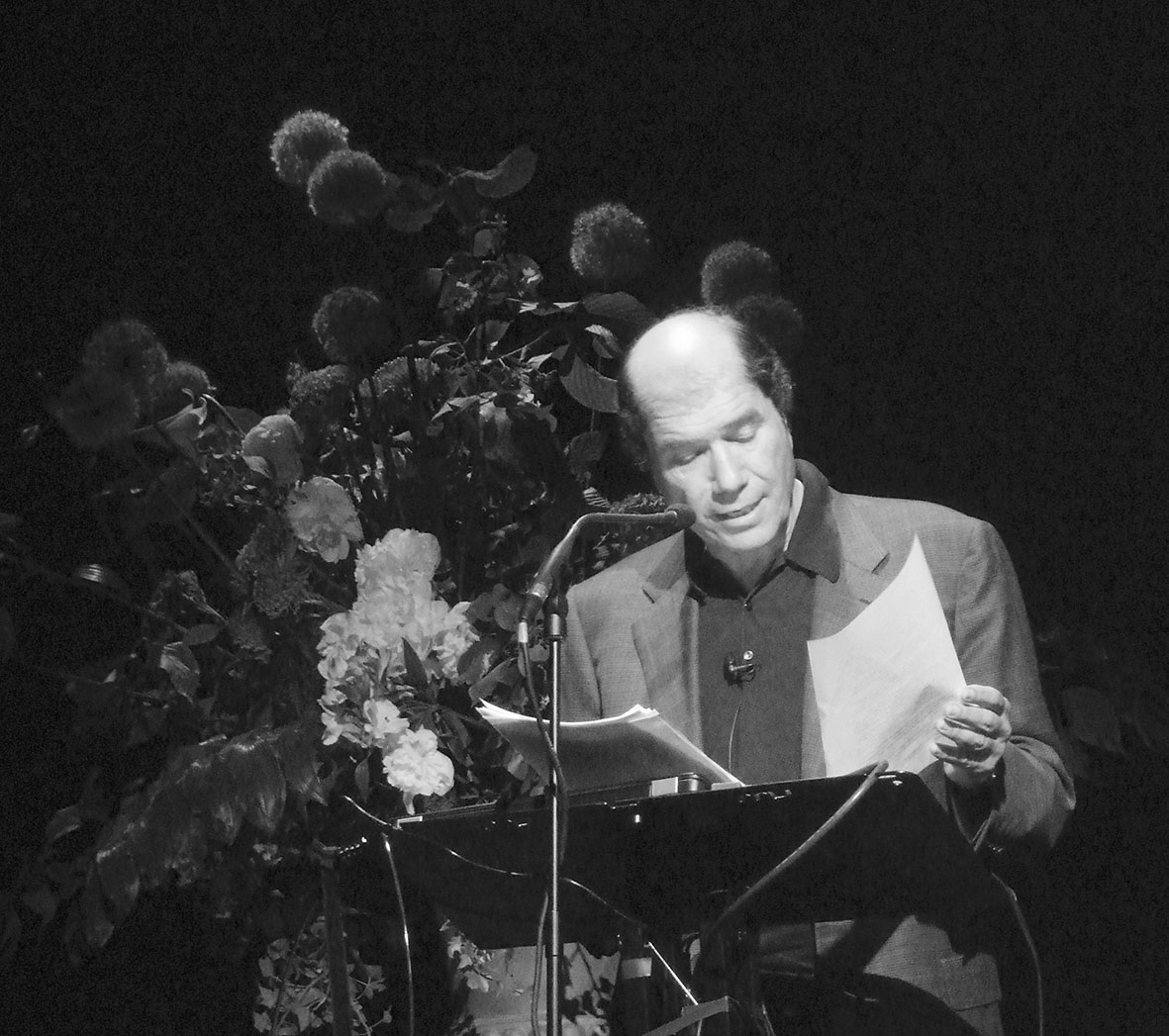 Michael Berkeley delivering the Housman Lecture at the Hay Festival of Literature, 6 June 2012