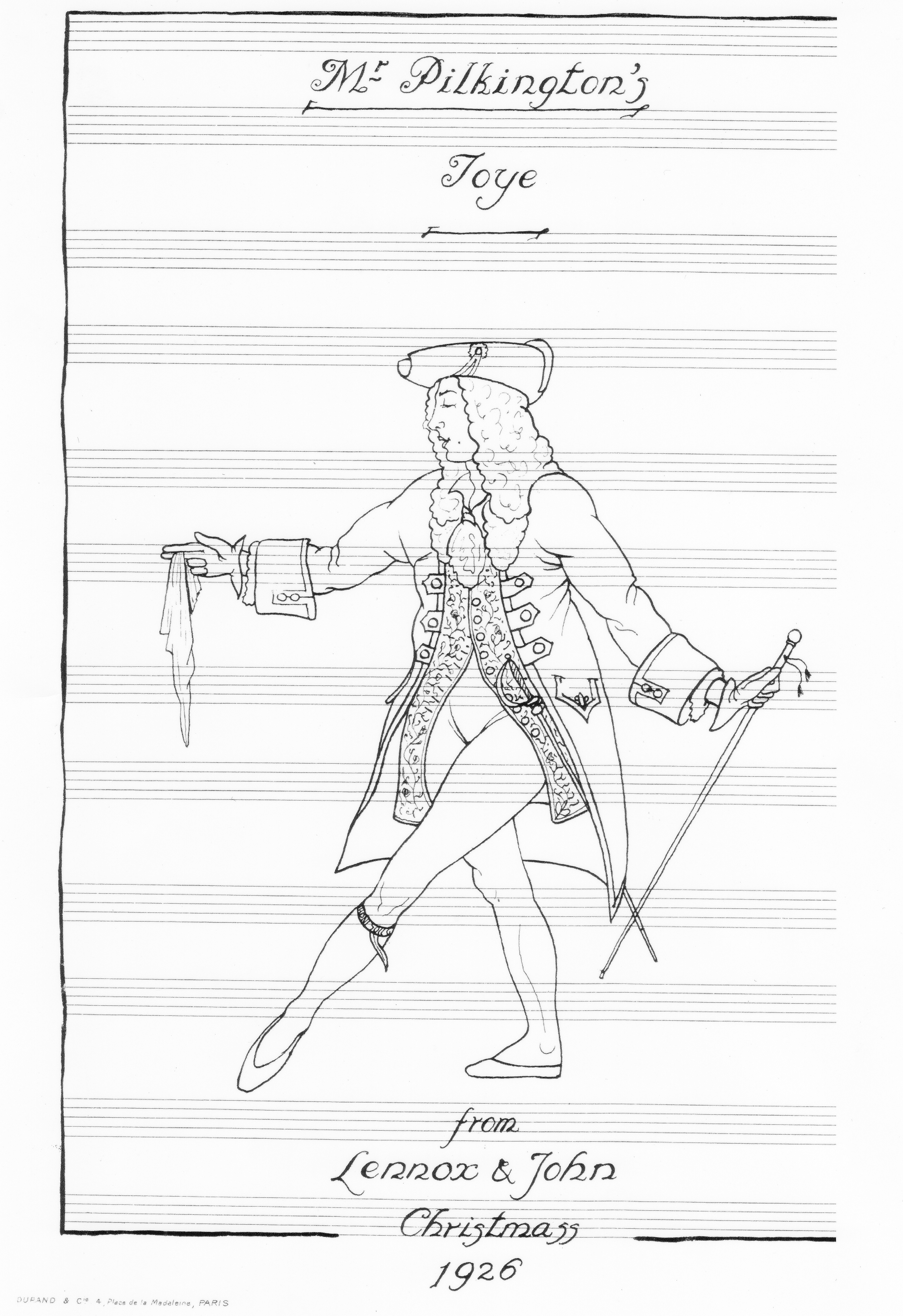 The front cover of the manuscript of Berkeley’s Mr Pilkington’s Toye (By kind permission of the British Library)