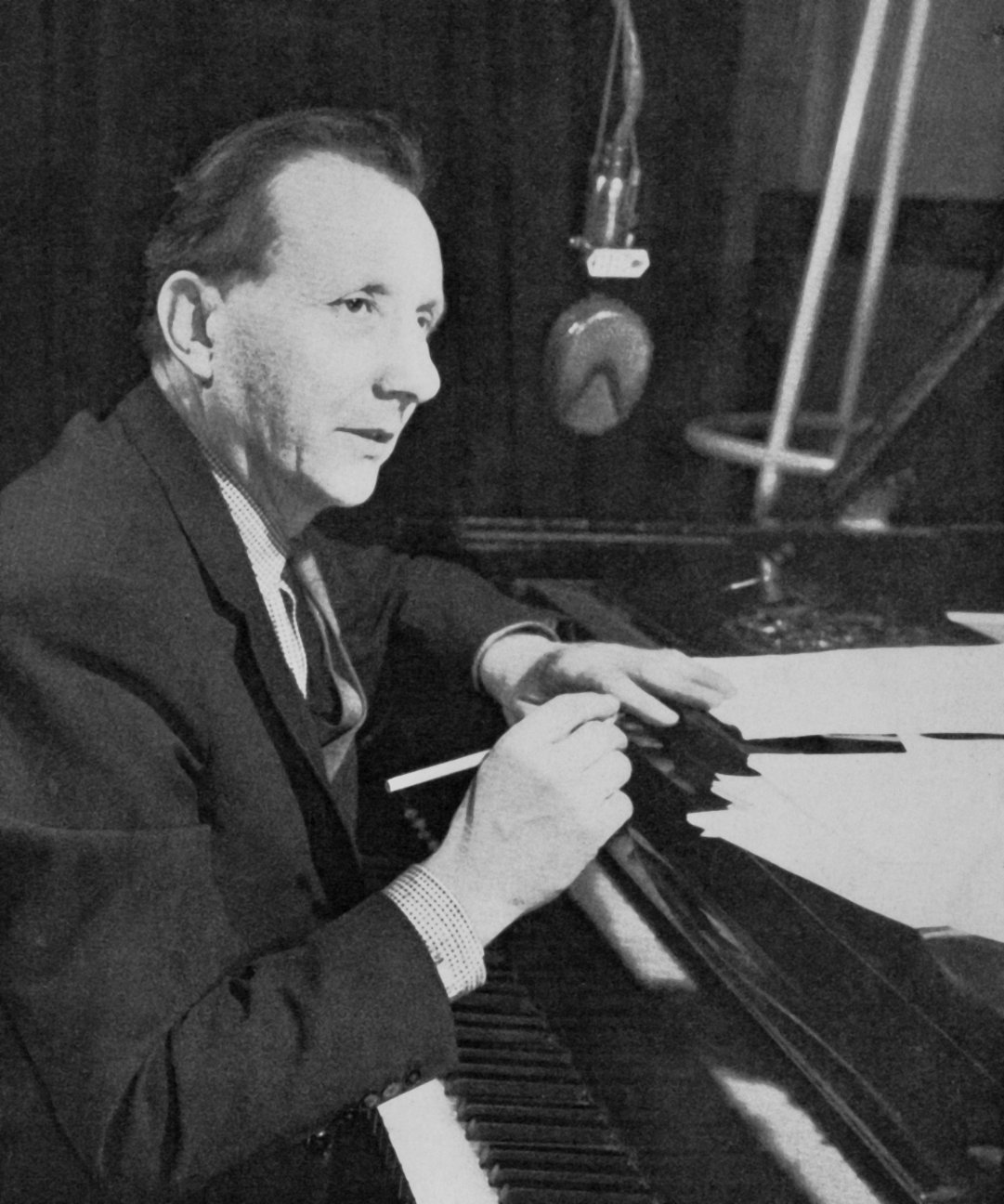 Lennox Berkeley at the time of his interview with Murray Schafer, 1960 (Photo BBC)