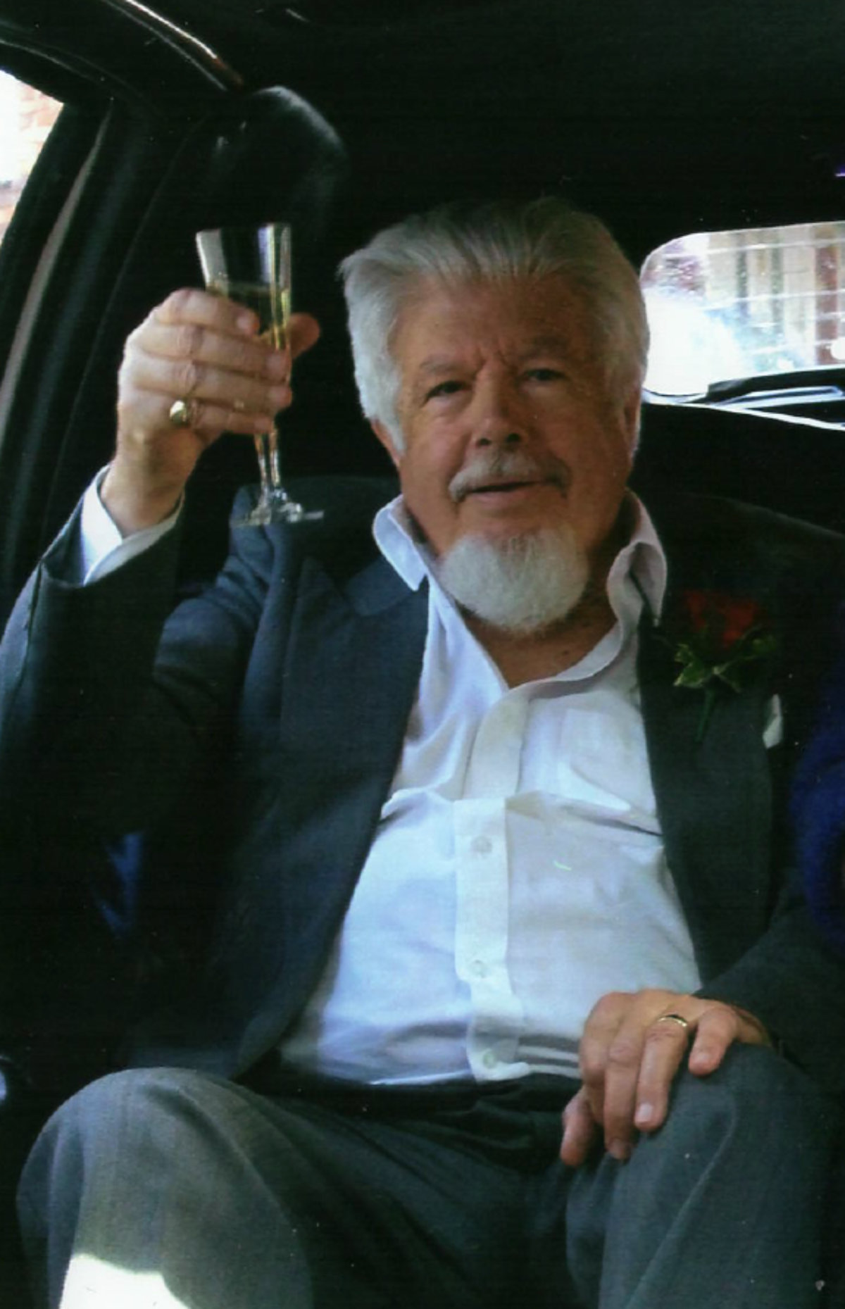 Roy Teed on his 80th birthday in Colchester, 2008.