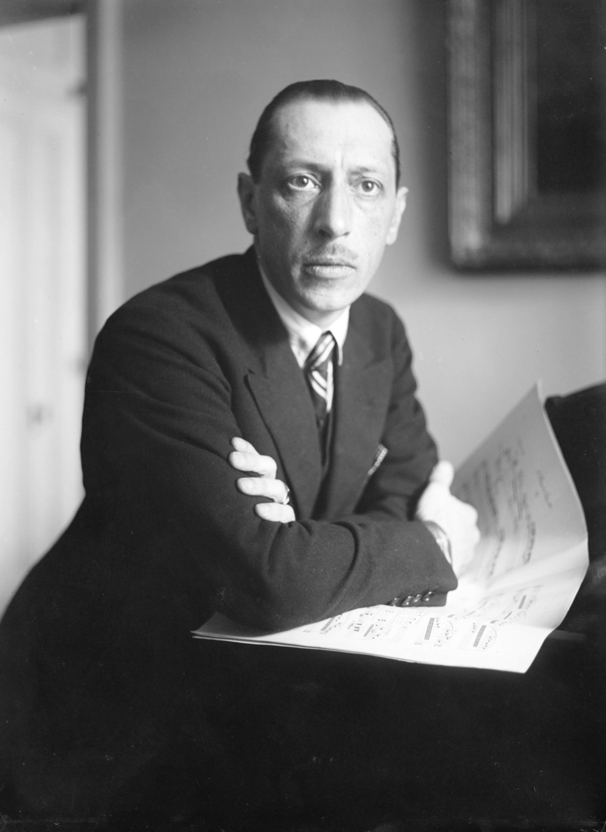Igor Stravinsky, 1920s (Photo from the George Grantham Bain collection at the Library of Congress).