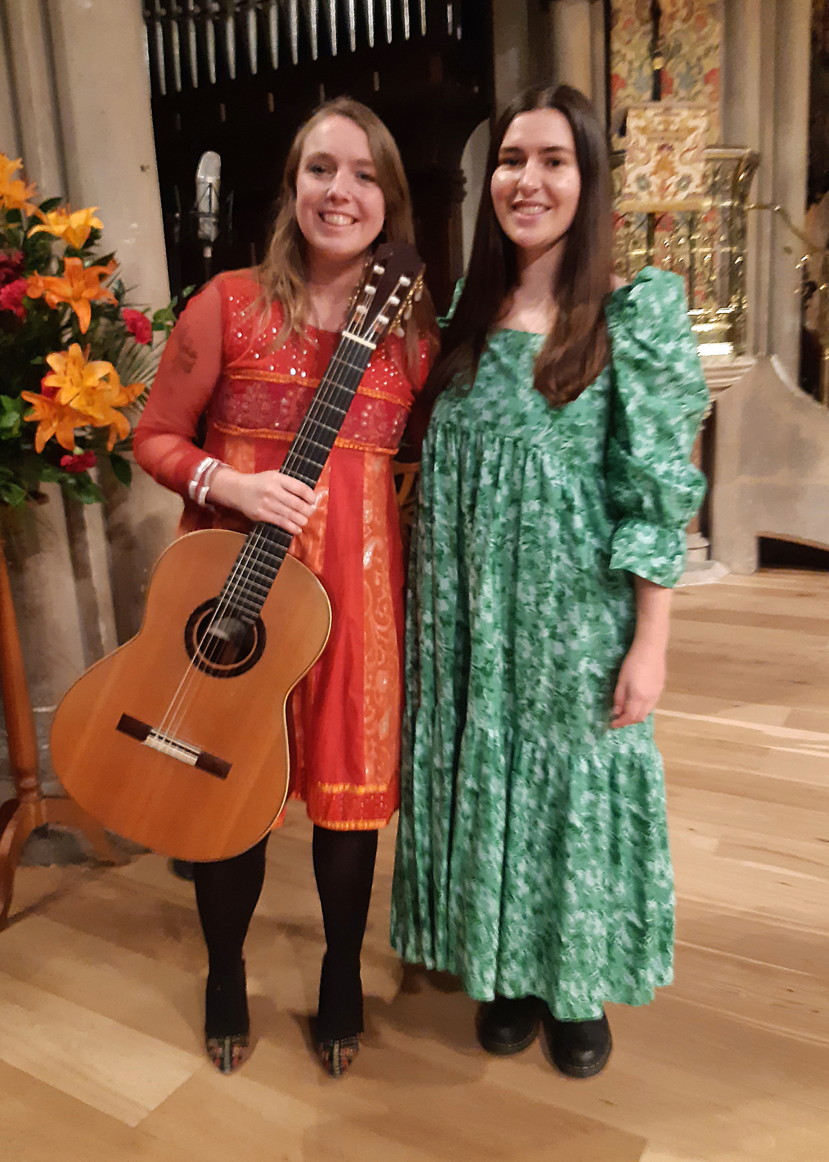 Cassandra Matthews (left) and Emily Jennings