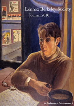The Lennox Berkeley Society 2010 Journal cover