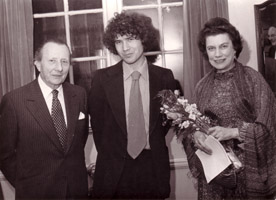 Lennox Berkeley with wife Freda and eldest son Michael