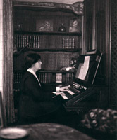 Nadia Boulanger (Lennox Berkeley's teacher) at home in Paris